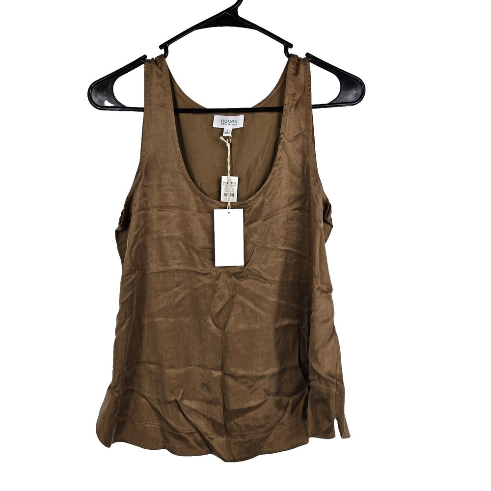 Haven Well Within‎ Women's Size Medium Brown Camisole Tank Top NWT